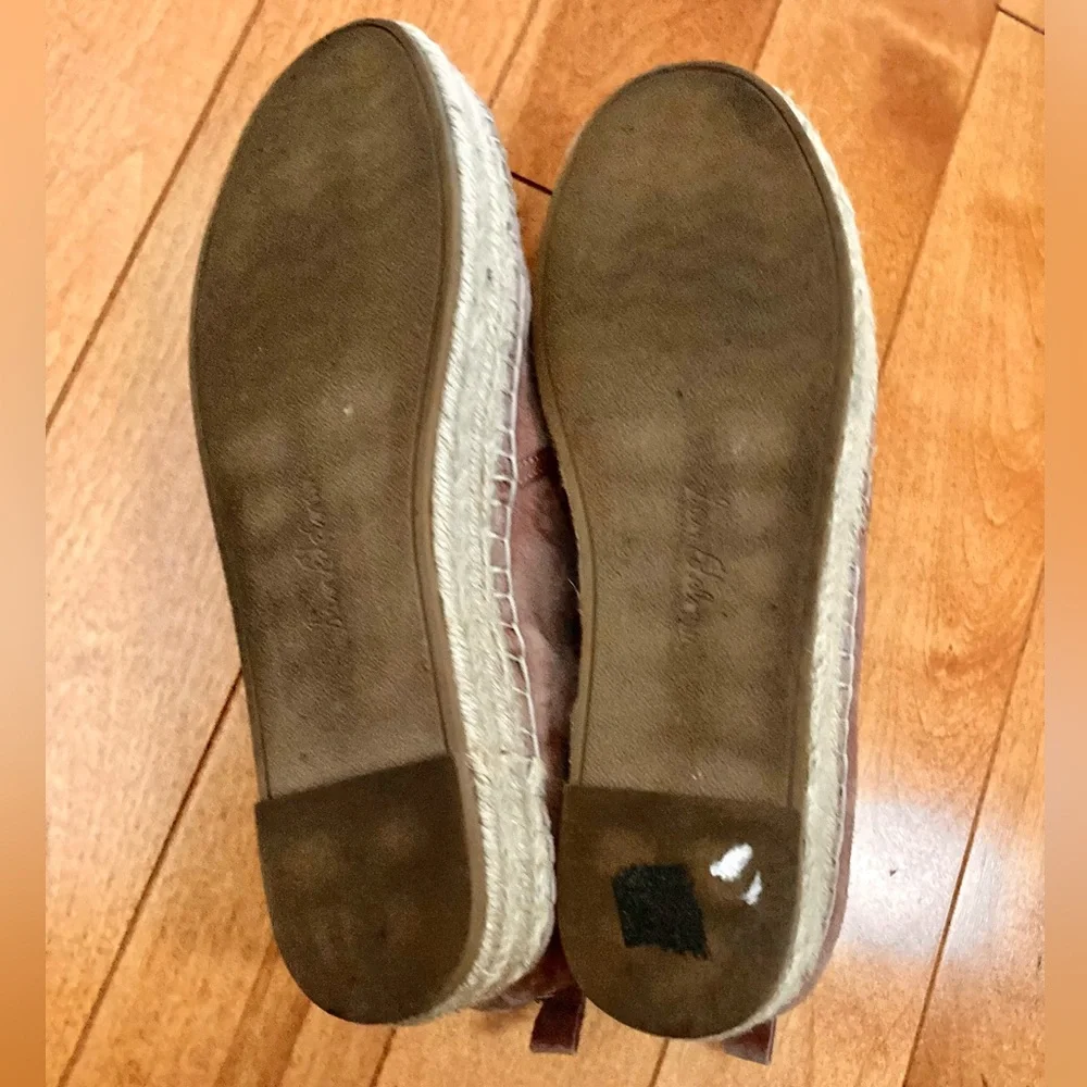 Sam Edelman Carrin Suede Platform Espadrille Size 10